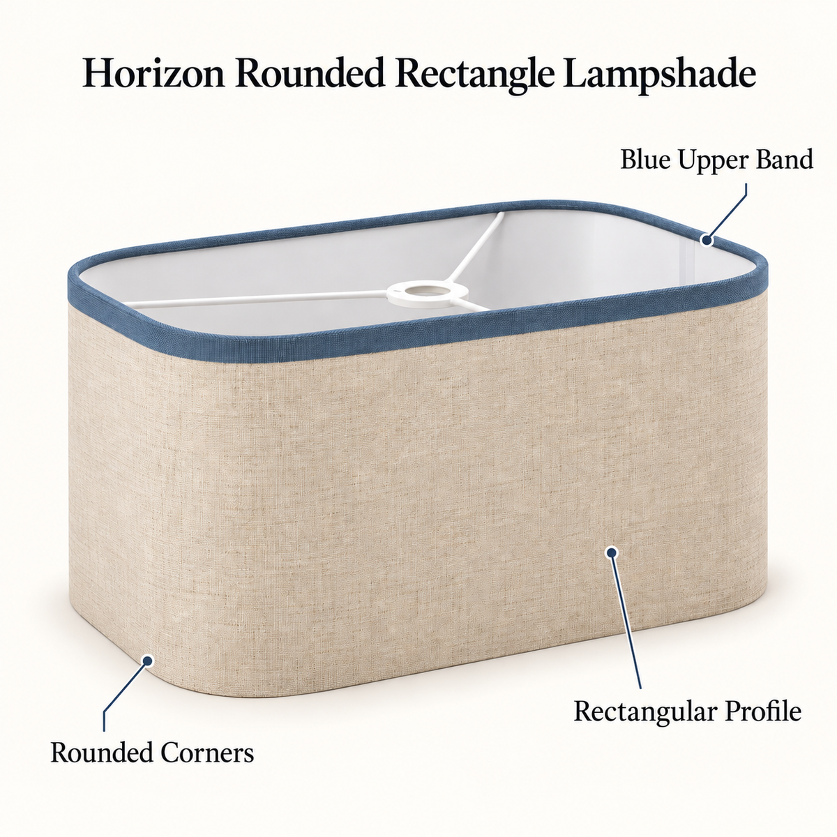 Horizon Rounded Rectangle Lampshade