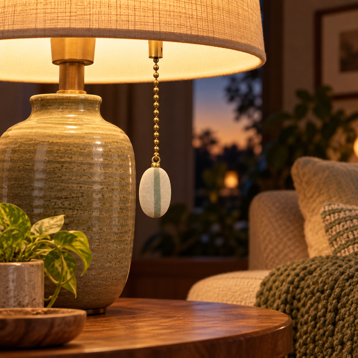 Pebble Lamp Pull Extension