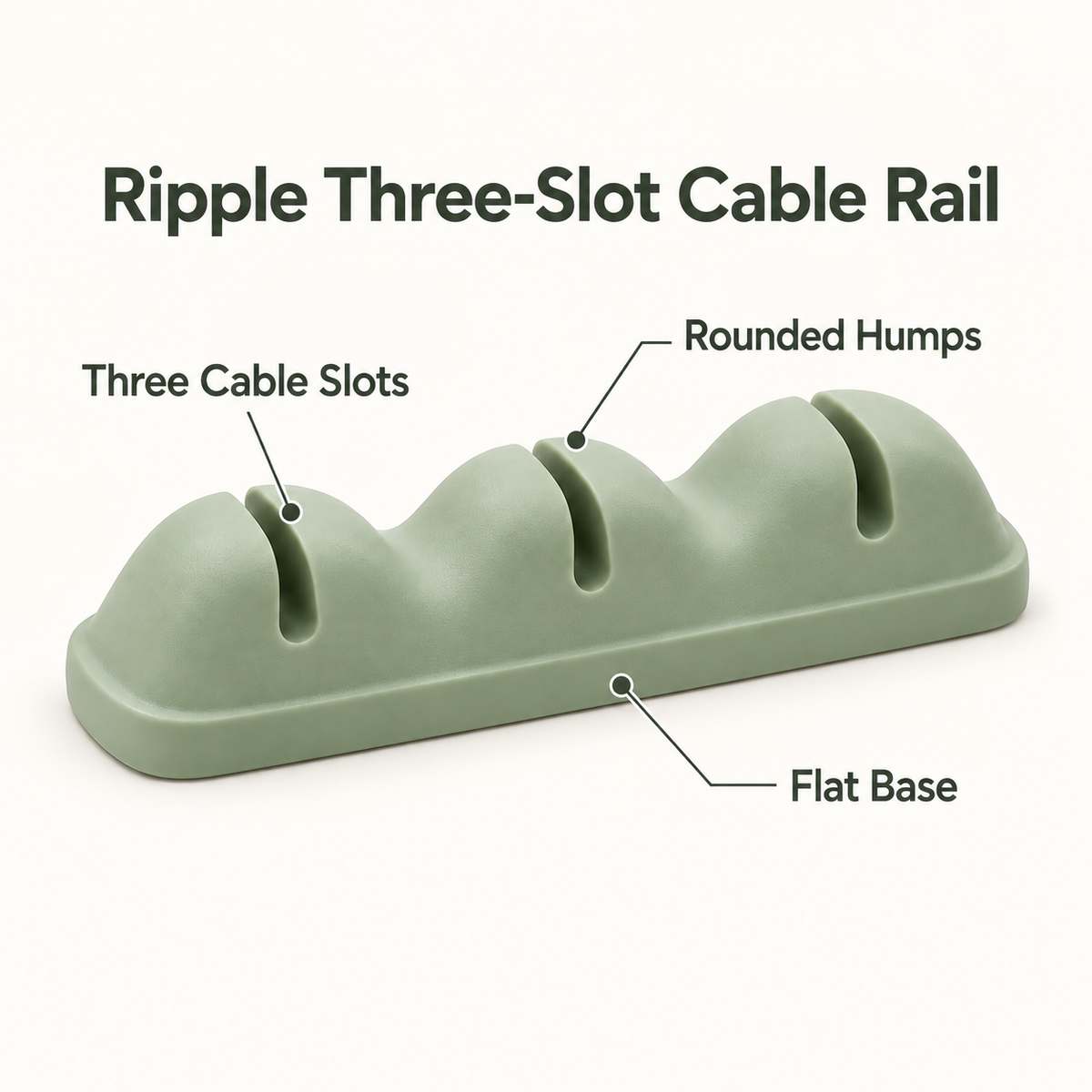 Ripple Three-Slot Cable Rail