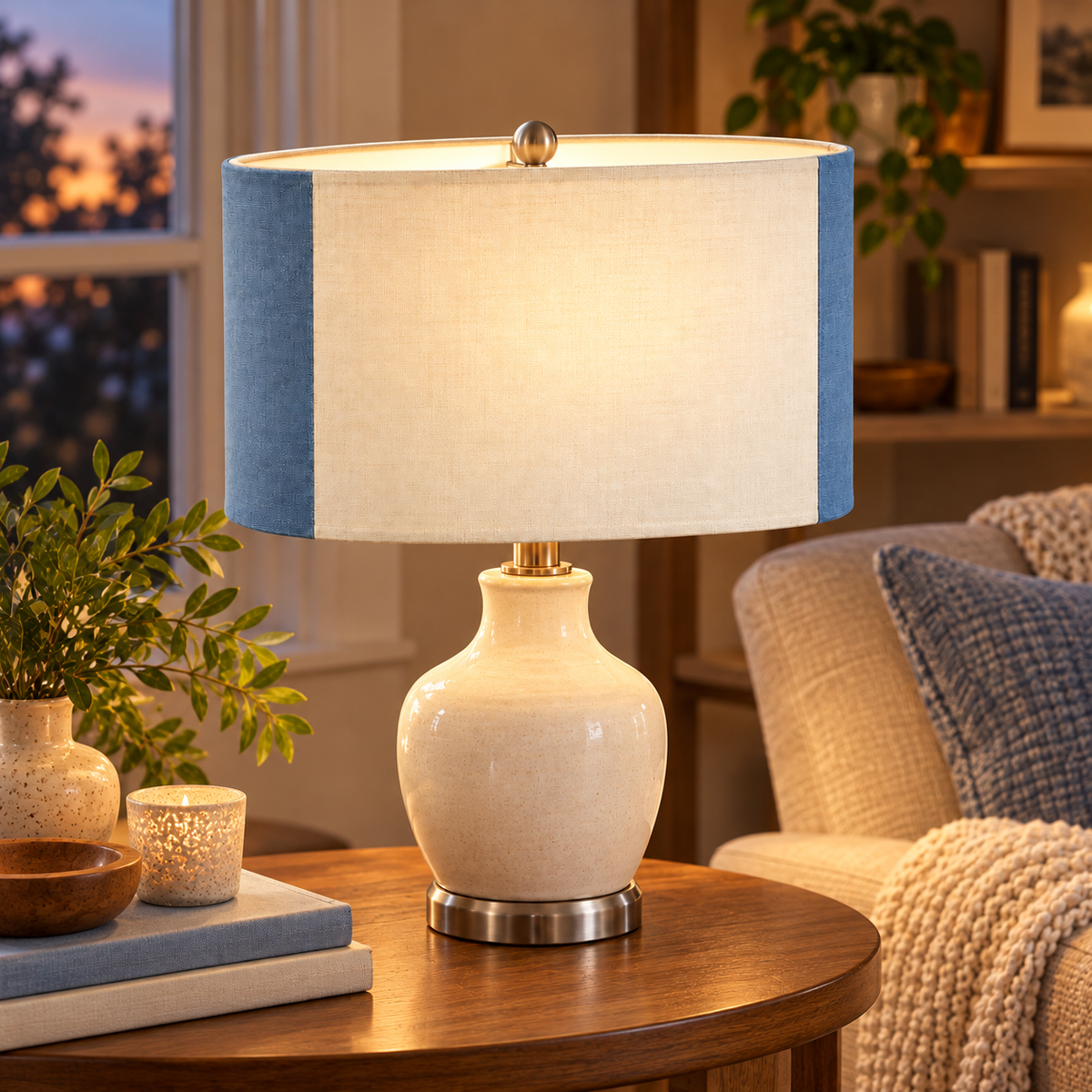 Arc Panel Oval Lampshade
