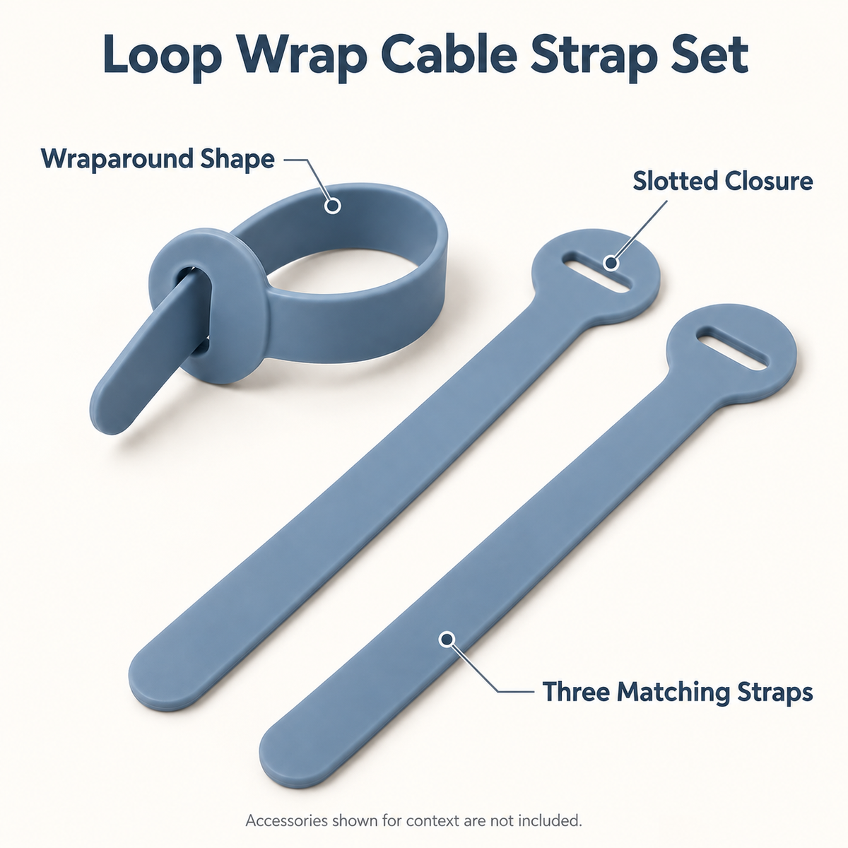 Loop Wrap Cable Strap Set