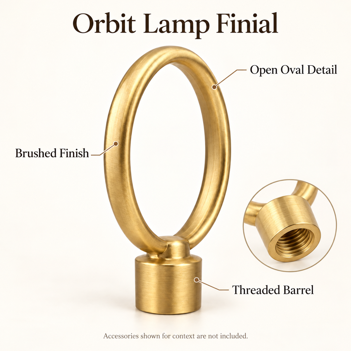 Orbit Lamp Finial